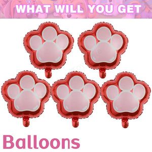 Planet Gates Balloon Suit 8-9PCS / CHINA Pink Paw Patrol Skye Birthday Party Decorations Skye Foil Latex Balloons  Tableware Plate Backdrop For Kids Girls Party Supplies
