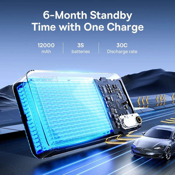 Planet Gates Baseus 1200A Car Jump Starter Power Bank 12000mAh Portable Battery Station For 2.5L/6L Car Emergency Booster Starting Device