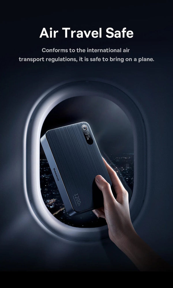 Planet Gates Baseus 1200A Car Jump Starter Power Bank 12000mAh Portable Battery Station For 2.5L/6L Car Emergency Booster Starting Device