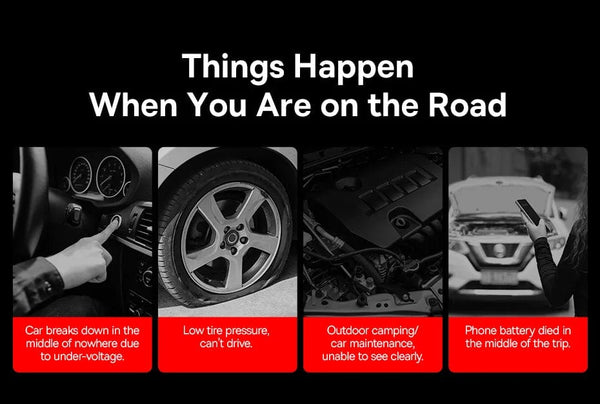 Planet Gates Baseus 2 In 1 Car Jump Starter Power Bank Air Compressor Inflator Pump 1000A Portable Power Station Car Battery Charger Booster