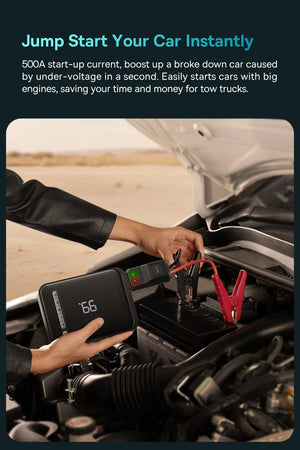 Planet Gates Baseus 2 In 1 Car Jump Starter Power Bank Air Compressor Inflator Pump 1000A Portable Power Station Car Battery Charger Booster