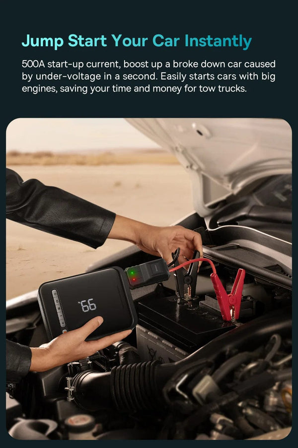 Planet Gates Baseus 2 In 1 Car Jump Starter Power Bank Air Compressor Inflator Pump 1000A Portable Power Station Car Battery Charger Booster