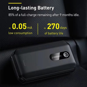 Planet Gates Baseus 20000mAh Car Jump Starter Power Bank 2000A 20000mAh Car Battery Charger Auto Emergency Booster Starting Device Jump Start