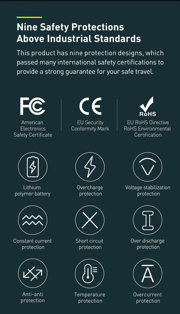 Planet Gates Baseus 20000mAh Car Jump Starter Power Bank 2000A 20000mAh Car Battery Charger Auto Emergency Booster Starting Device Jump Start