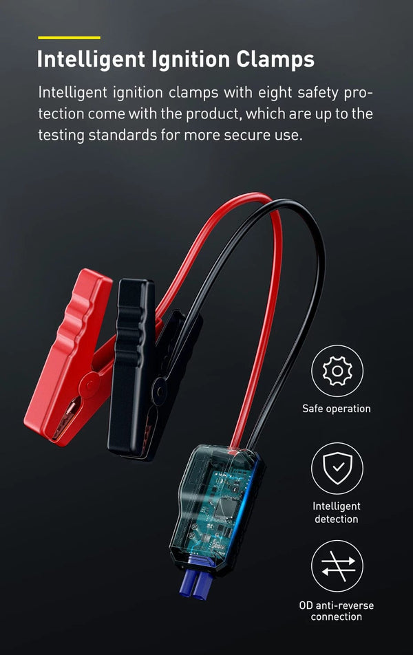 Planet Gates Baseus 20000mAh Jump Starter Power Bank 2000A 12V Portable Car Battery Starter Emergency AUTO Booster Starting Device Jump Start