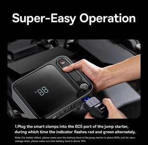 Planet Gates Baseus 3000A Car Jump Starter Power Bank 26800mAh Car Starting Device with PD 100W Fast Charging Car Battery Charger Booster