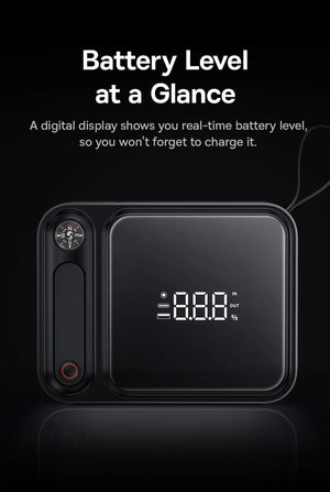 Planet Gates Baseus 3000A Car Jump Starter Power Bank 26800mAh Car Starting Device with PD 100W Fast Charging Car Battery Charger Booster