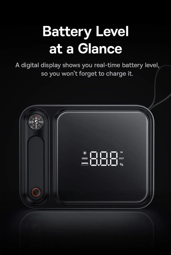 Planet Gates Baseus 3000A Car Jump Starter Power Bank 26800mAh Car Starting Device with PD 100W Fast Charging Car Battery Charger Booster