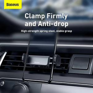 Planet Gates Baseus Car Phone Holder For iPhone 14 13 Pro Samsung S22 Xiaomi Huawei Auto Air Vent Mount Holder Smartphone GPS Support Stand