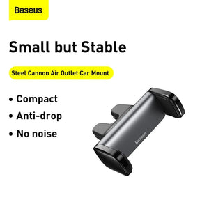 Planet Gates Baseus Car Phone Holder For iPhone 14 13 Pro Samsung S22 Xiaomi Huawei Auto Air Vent Mount Holder Smartphone GPS Support Stand