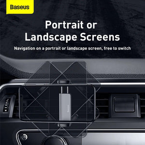 Planet Gates Baseus Car Phone Holder For iPhone 14 13 Pro Samsung S22 Xiaomi Huawei Auto Air Vent Mount Holder Smartphone GPS Support Stand