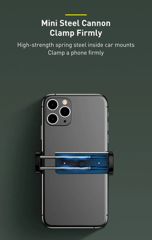 Planet Gates Baseus Car Phone Holder For iPhone 14 13 Pro Samsung S22 Xiaomi Huawei Auto Air Vent Mount Holder Smartphone GPS Support Stand