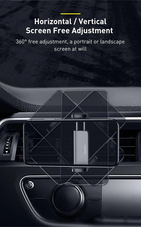 Planet Gates Baseus Car Phone Holder For iPhone 14 13 Pro Samsung S22 Xiaomi Huawei Auto Air Vent Mount Holder Smartphone GPS Support Stand