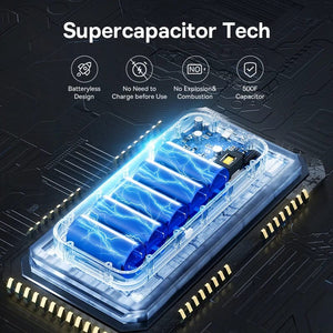 Planet Gates Baseus Super Capacitor Car Jump Starter 3000A Car Booster Device Charger Battery less Portable Car Starting for Emergency Device