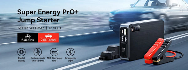 Planet Gates Baseus Super Capacitor Car Jump Starter 3000A Car Booster Device Charger Battery less Portable Car Starting for Emergency Device