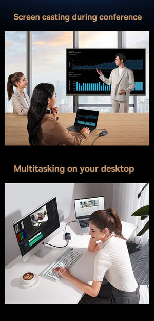 Planet Gates Baseus USB C HUB 4K 60Hz Type C to HDMI RJ45 PD 100W Adapter For Macbook iPad Pro Air M2 M1 Sumsang PC Accessories USB 3.0 HUB