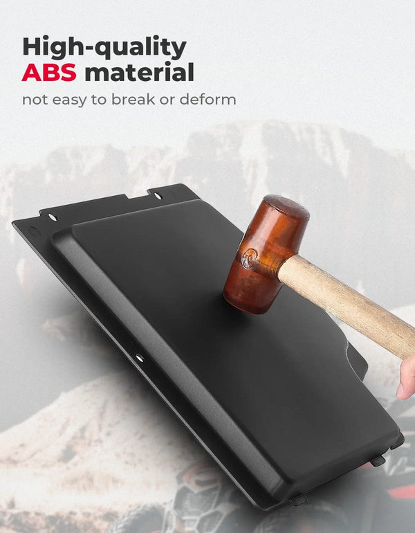 Planet Gates Battery Cover KEMIMOTO X3 UTV Black Plastic Battery Cover Kit For Can-am Maverick X3, Maverick X3 MAX R RR 4x4 XRC Turbo DPS 2/4 Doors 2017+