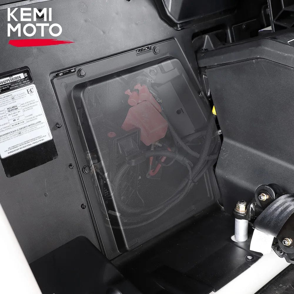 Planet Gates Battery Cover KEMIMOTO X3 UTV Black Plastic Battery Cover Kit For Can-am Maverick X3, Maverick X3 MAX R RR 4x4 XRC Turbo DPS 2/4 Doors 2017+