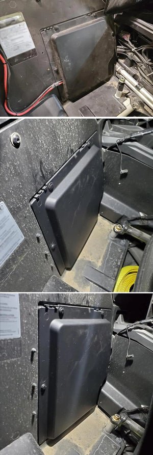 Planet Gates Battery Cover KEMIMOTO X3 UTV Black Plastic Battery Cover Kit For Can-am Maverick X3, Maverick X3 MAX R RR 4x4 XRC Turbo DPS 2/4 Doors 2017+