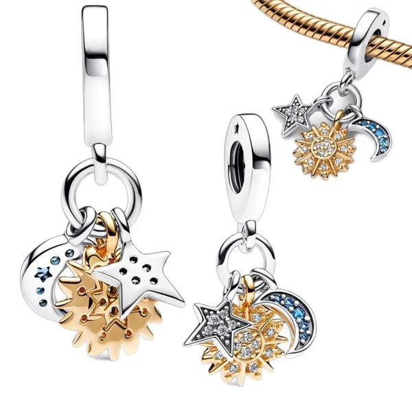 Planet Gates BBMT1009 Charms Plata De Ley 925 Avocado Green Blue Turtle Octopus Chameleon Charms of Original Fits Women Anniversary DIY Jewelry Charm