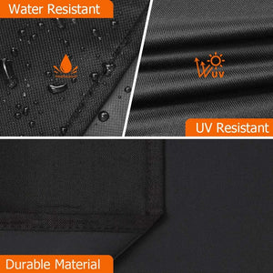 Planet Gates BBQ Cover Outdoor Dust Waterproof Weber Heavy Duty Grill Cover Rain Protective Outdoor Barbecue Cover Round