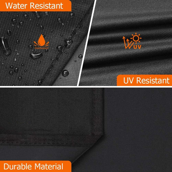 Planet Gates BBQ Cover Outdoor Dust Waterproof Weber Heavy Duty Grill Cover Rain Protective Outdoor Barbecue Cover Round