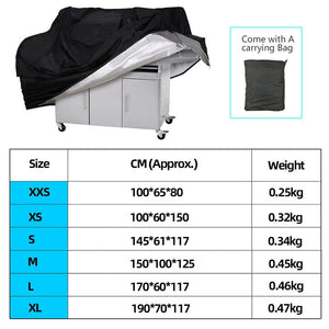 Planet Gates BBQ Cover Outdoor Dust Waterproof Weber Heavy Duty Grill Cover Rain Protective Outdoor Barbecue Cover Round