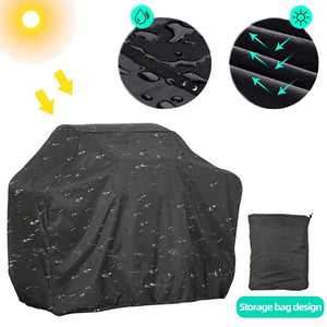 Planet Gates BBQ Cover Outdoor Dust Waterproof Weber Heavy Duty Grill Cover Rain Protective Outdoor Barbecue Cover Round