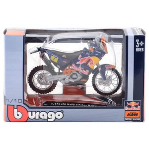 Planet Gates Bburago 1:18 KTM 450 Rally Static Die Cast Vehicles Collectible Motorcycle Model Toys