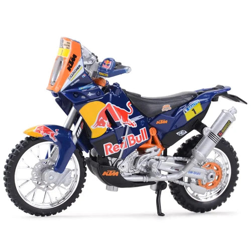 Planet Gates Bburago 1:18 KTM 450 Rally Static Die Cast Vehicles Collectible Motorcycle Model Toys