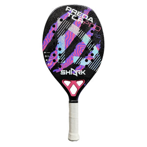 Planet Gates Beach Tennis Racket 3K Full Carbon Fiber Rough Surface Interlayer EVA Foam Opening or Hole in A Utensil Outdoor Sports Racquet