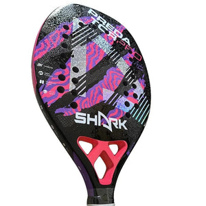 Planet Gates Beach Tennis Racket 3K Full Carbon Fiber Rough Surface Interlayer EVA Foam Opening or Hole in A Utensil Outdoor Sports Racquet