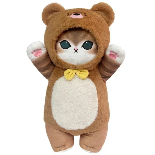 Planet Gates Bear / 50cm Original Mofusand Kawaii Cos Cat kawaii Animal Plushies 50cm Cosplay Animals Dinosaur Cow Bear Cute Plush Doll Children Gift Toy