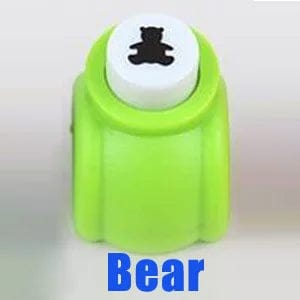 Planet Gates bear Mini Scrapbook Punches Handmade Cutter Card Craft Calico Printing DIY Flower Paper Craft Punch Hole Puncher Shape