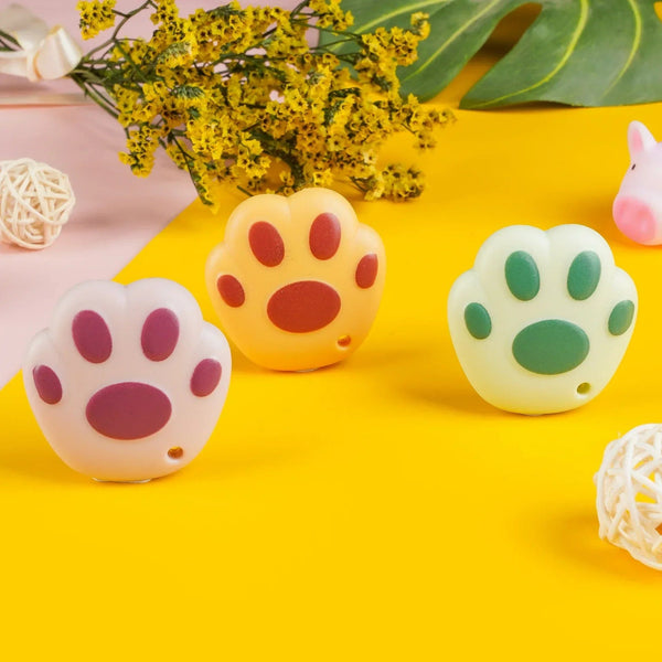 Planet Gates Bear paw-purple Cute Cartoon Cat Claw Mini Portable Retractable Paper Cutter Clouds Express Unboxer Paper Box Parcel Opener Utility Knife