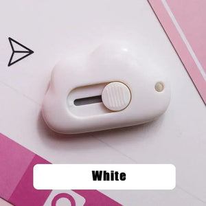 Planet Gates Bear paw-purple Cute Cartoon Cat Claw Mini Portable Retractable Paper Cutter Clouds Express Unboxer Paper Box Parcel Opener Utility Knife