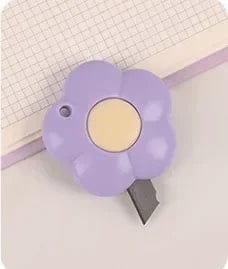 Planet Gates Bear paw-purple Cute Cartoon Cat Claw Mini Portable Retractable Paper Cutter Clouds Express Unboxer Paper Box Parcel Opener Utility Knife