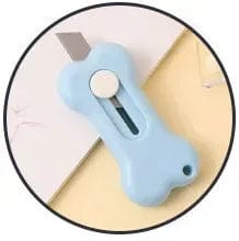 Planet Gates Bear paw-purple Cute Cartoon Cat Claw Mini Portable Retractable Paper Cutter Clouds Express Unboxer Paper Box Parcel Opener Utility Knife