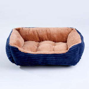 Planet Gates Bed for Dog Cat Pet Square Plush Kennel Medium Small Dog Sofa Bed Cushion Pet Calming Dog Bed House Pet Supplies Accessories