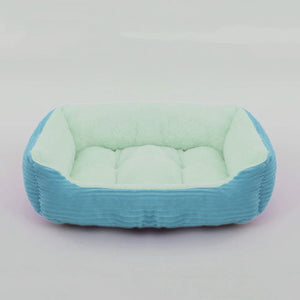 Planet Gates Bed for Dog Cat Pet Square Plush Kennel Medium Small Dog Sofa Bed Cushion Pet Calming Dog Bed House Pet Supplies Accessories