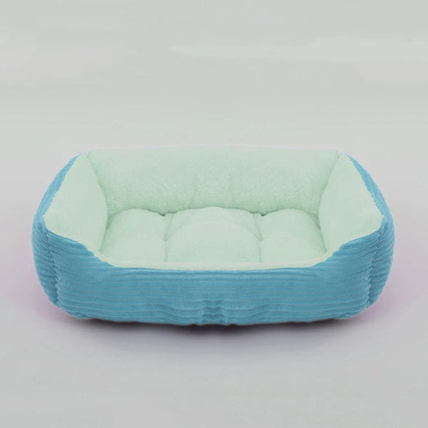Planet Gates Bed for Dog Cat Pet Square Plush Kennel Medium Small Dog Sofa Bed Cushion Pet Calming Dog Bed House Pet Supplies Accessories