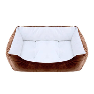 Planet Gates Bed for Dog Cat Pet Square Plush Kennel Medium Small Dog Sofa Bed Cushion Pet Calming Dog Bed House Pet Supplies Accessories