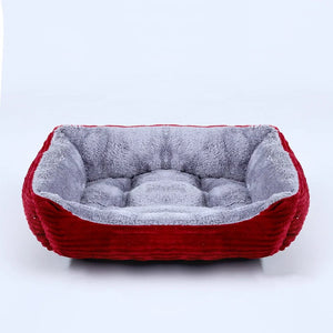 Planet Gates Bed for Dog Cat Pet Square Plush Kennel Medium Small Dog Sofa Bed Cushion Pet Calming Dog Bed House Pet Supplies Accessories