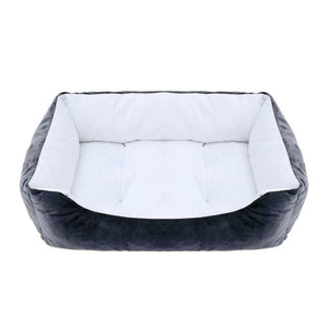 Planet Gates Bed for Dog Cat Pet Square Plush Kennel Medium Small Dog Sofa Bed Cushion Pet Calming Dog Bed House Pet Supplies Accessories
