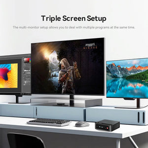 Planet Gates Beelink Mini PC SER5 Max AMD Ryzen 7 5800H DDR4 16G 500G NVME SSD 32G 500G SER5 Pro 32G 1T WiFi6 4K Type-C Gaming Mini Computer