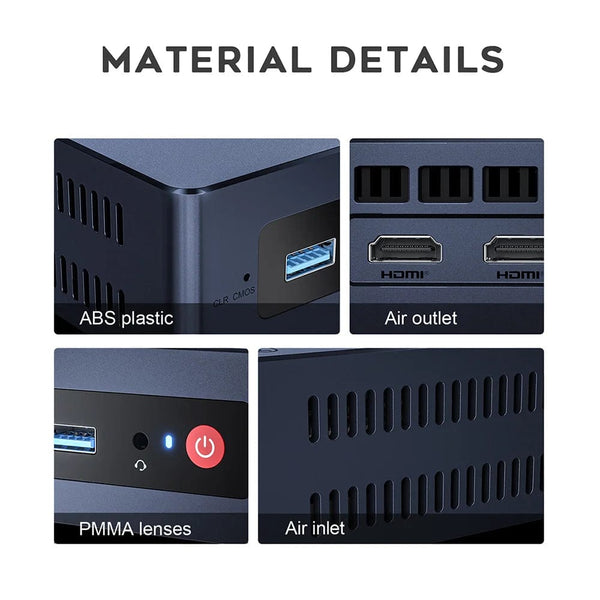 Planet Gates Beelink Mini S12 Pro N100 Intel 12th 16G 500G Mini S Intel 11th Gen N5095 DDR4 8GB 128GB SSD Desktop Gaming Computer N95 VS GK3V
