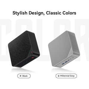 Planet Gates Beelink Ryzen 7 5800H SER5 Pro Max Mini PC AMD DDR4 16GB RAM 500GB NVME SSD Support WiFi6 4K HD Triple Screen Desktop Computer