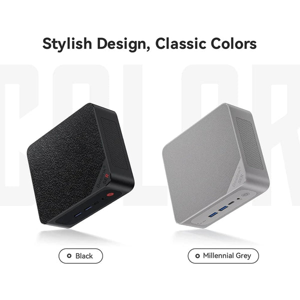 Planet Gates Beelink Ryzen 7 5800H SER5 Pro Max Mini PC AMD DDR4 16GB RAM 500GB NVME SSD Support WiFi6 4K HD Triple Screen Desktop Computer