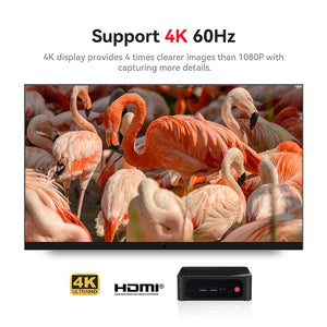 Planet Gates Beelink Ryzen 7 5800H SER5 Pro Max Mini PC AMD DDR4 16GB RAM 500GB NVME SSD Support WiFi6 4K HD Triple Screen Desktop Computer