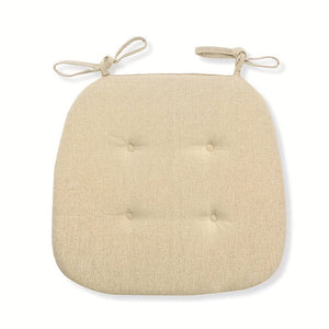 Planet Gates Beige Color 1pc, Solid Color Chair Cushion, Anti-slip Stool Cushion, Anti-fouling Chair Mat, Four Seasons Universal Home Dining Chair Pad, Home Supplies